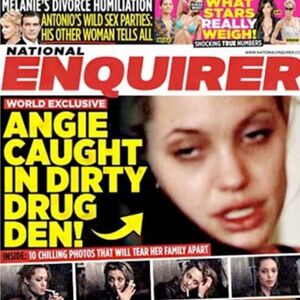 Drogirana Anđelina Džoli na naslovnoj strani američkog tabloida!