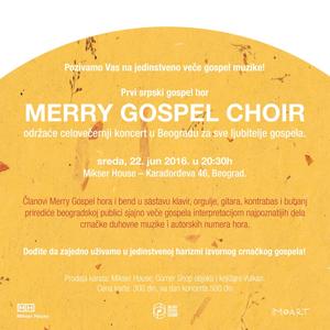 Poslastica za ljubitelje gospel muzike: Merry Gospel Hor u Mikseru