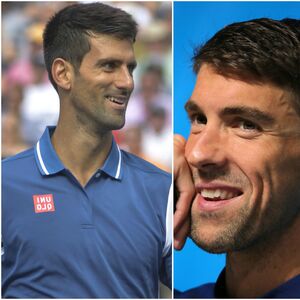 Majkl Felps o susretu sa našim teniskim asom: Osećam divljenje prema nekoliko sportista, a Novak je jedan od njih (FOTO)