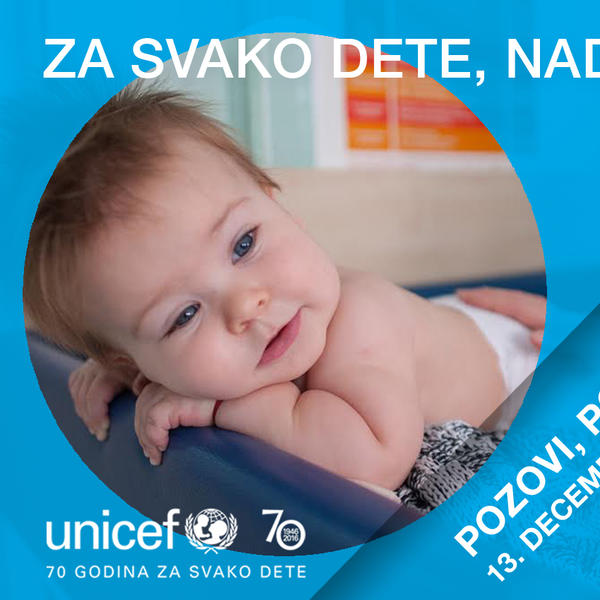 Pozovi, pomozi: Unicef-ov rođendanski teleton za najugroženiju decu u Srbiji