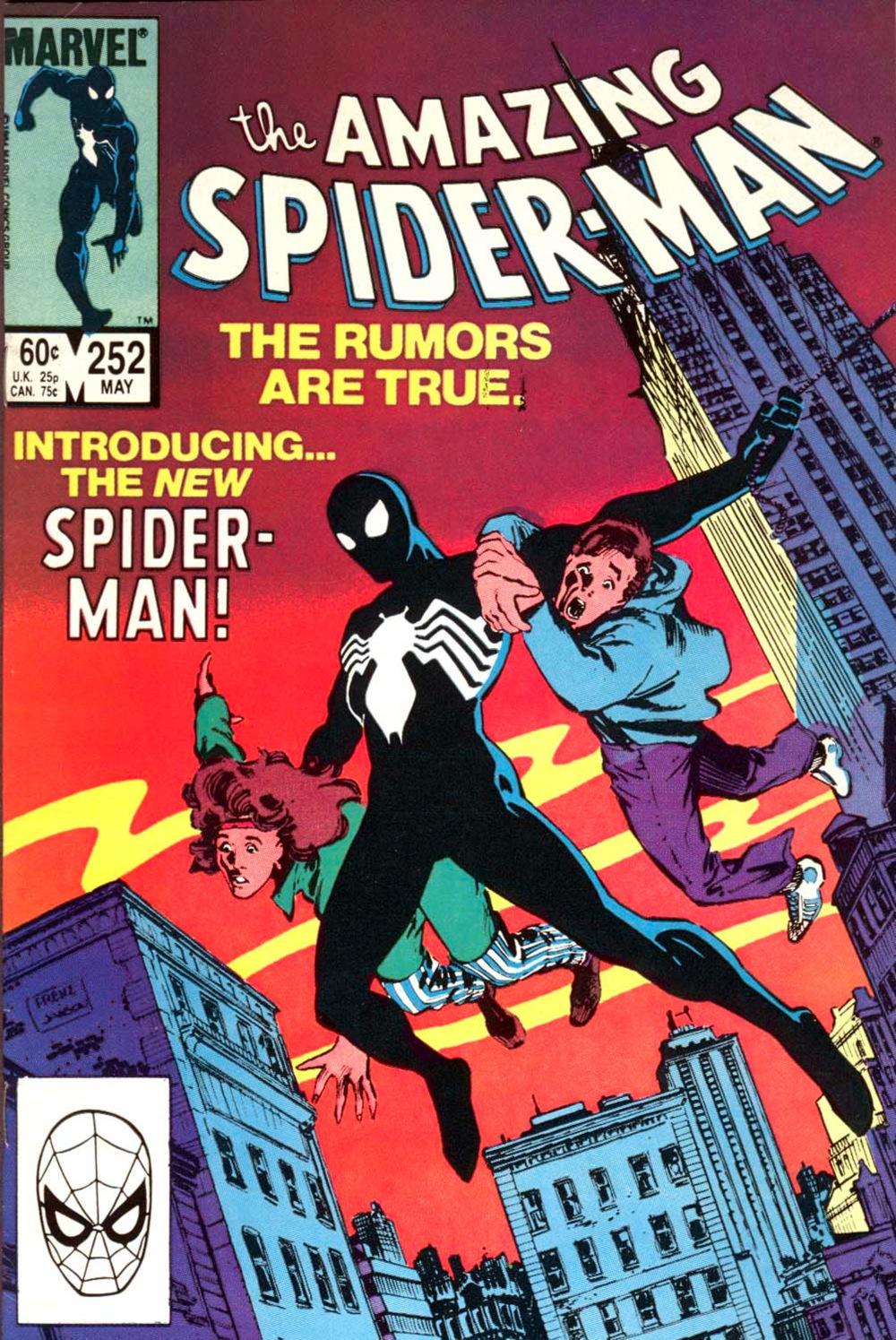 1984. SYMBIOTE
Tokom 1982. godine, fan stripova o Spajdermenu, Rendi Šuler je poslao Marvelu svoju ideju novog kostima svog omiljenog superheroja. Za divno čudo, čelnici studija su prihvatili Šulerovu ideju, otkupili koncept i malo ga doradili uz pomoć Majka Zeka i Rika Leonardija.