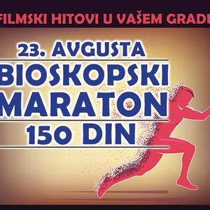 Za sve ljubitelje filma na velikom platnu: "Bioskopski maraton" 23. avgusta u bioskopima širom Srbije