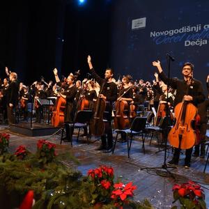 Održan novogodišnji gala koncert Dečje filharmonije: Deset veličanstvenih - Zimska muzička čarolija (FOTO)