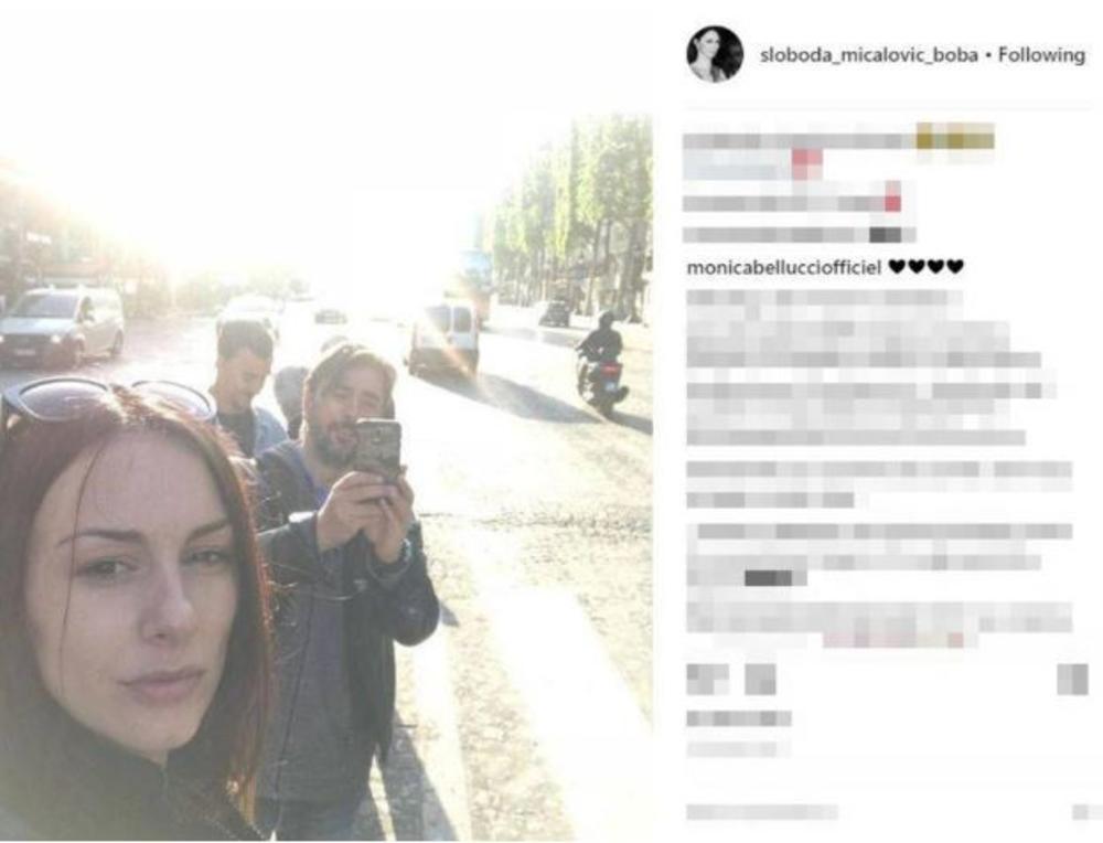 Sloboda Mićalović u Parizu sa suprugom, Printscreen/Instagram