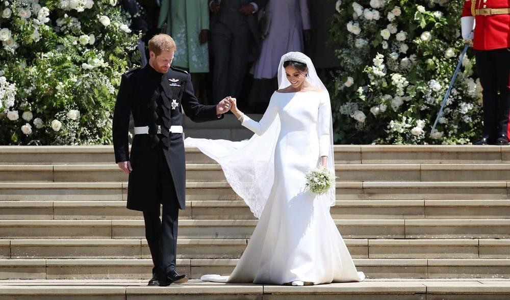 Princ Hari i Megan Markl na svom venčanju 