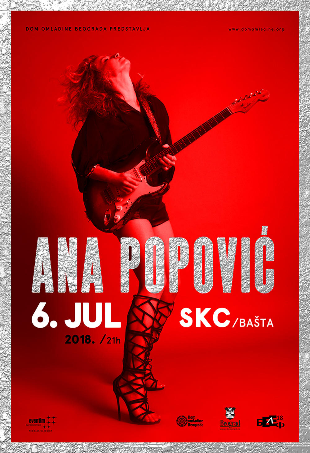 Plakat za nastup Ane Popović