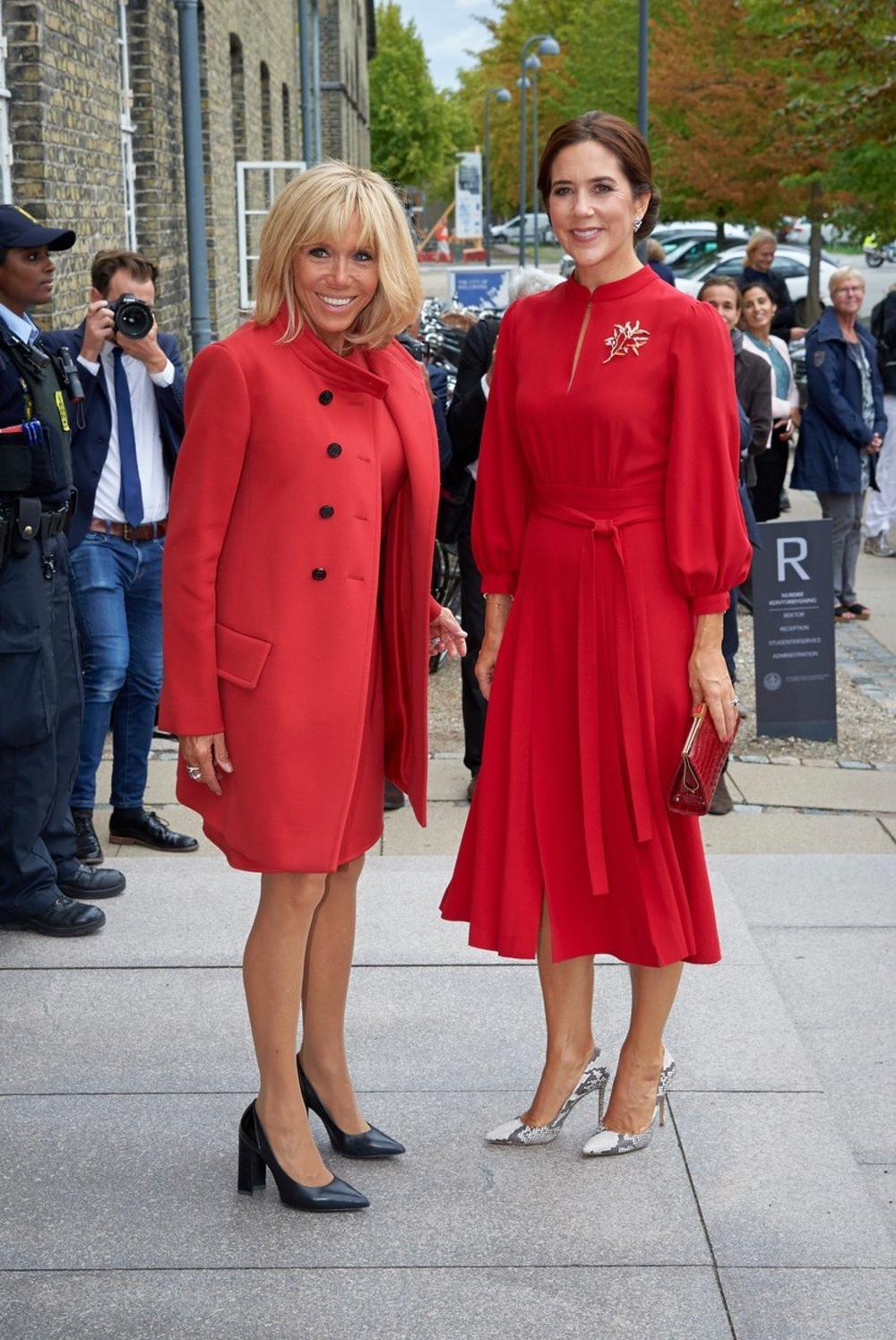 Ove dve dame srele su se nasamo u toku posete predsedničkog para Danskoj u okviru niza poseta evropskim državama.