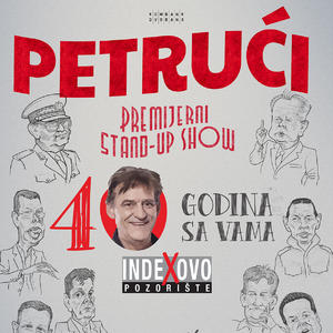 VELIKI POVRATAK INDEXOVOG POZORIŠTA: Stand up show Branislava Petruševića - Petrućija 26. marta pred beogradskom publikom
