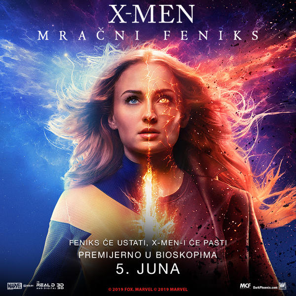 POSLEDNJI NASTAVAK ČUVENE SAGE: “X-Men: Mračni feniks” od 5. juna u domaćim bioskopima!
