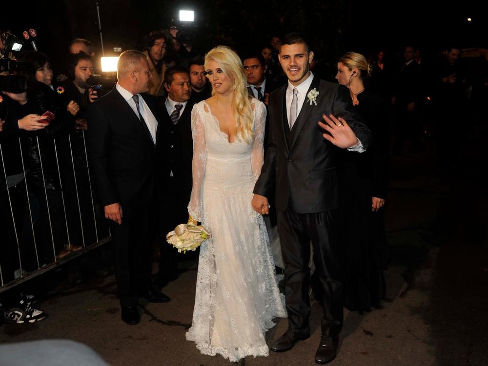 Vanda i Mauro Ikardi na svom venčanju 2014.