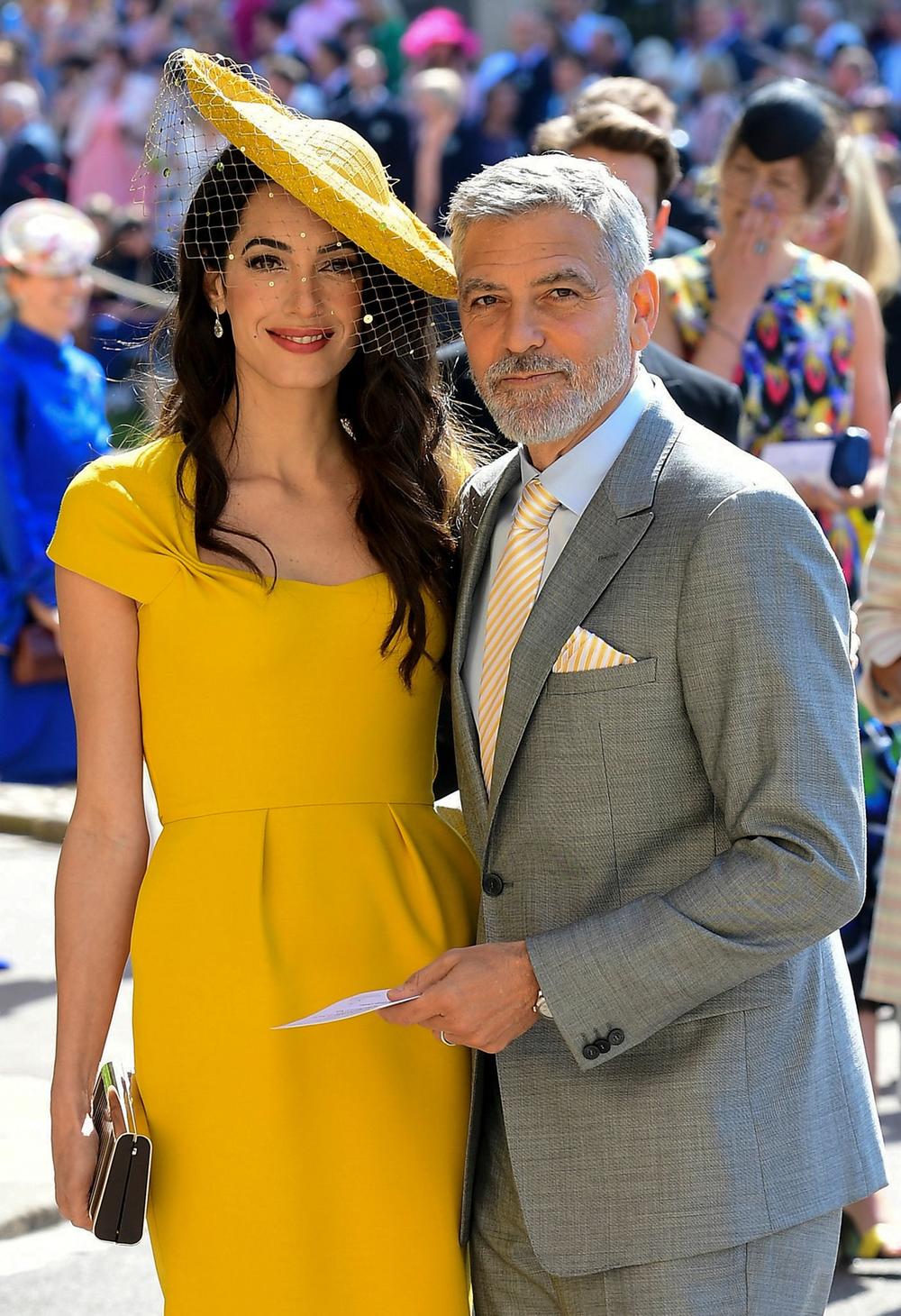 Amal i Džordž Kluni na venčanju princa Harija i Megan Markl