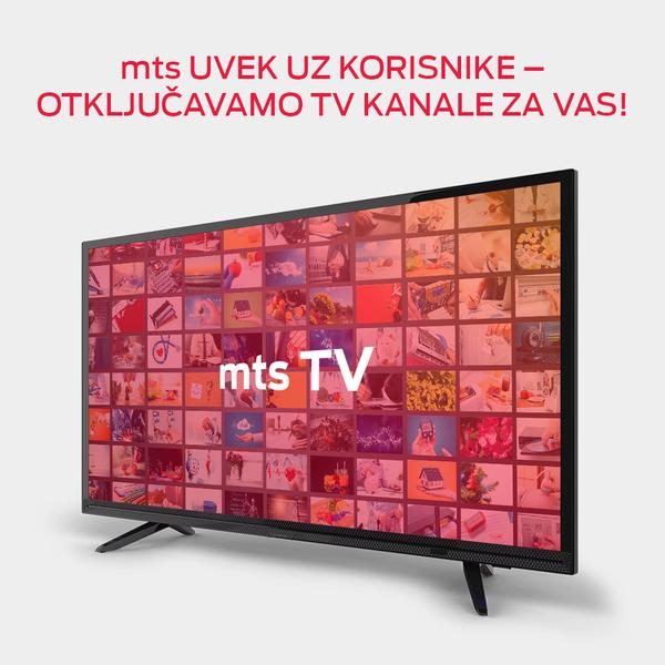 UVEK UZ KORISNIKE: MTS otključao TV kanale za VAS!