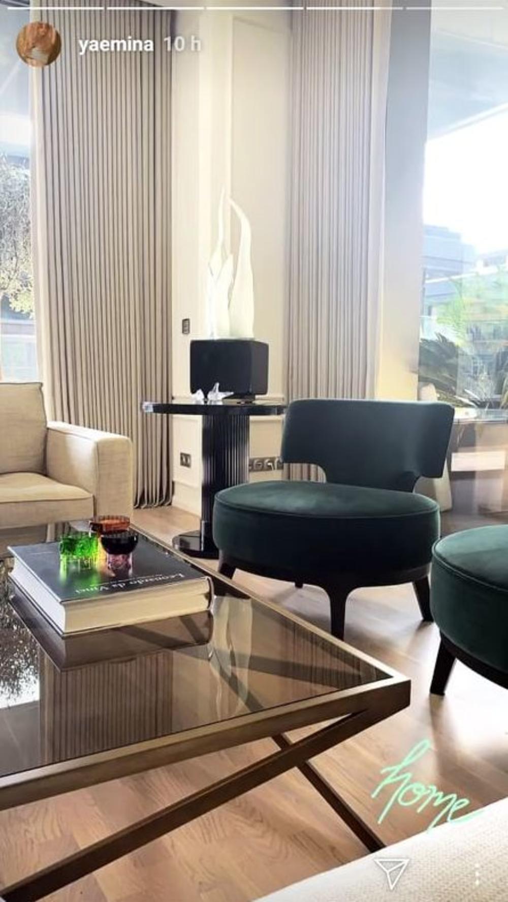 <p>Emina  je na svom Instagramu pokazala jedan deo luksuznog doma.</p>