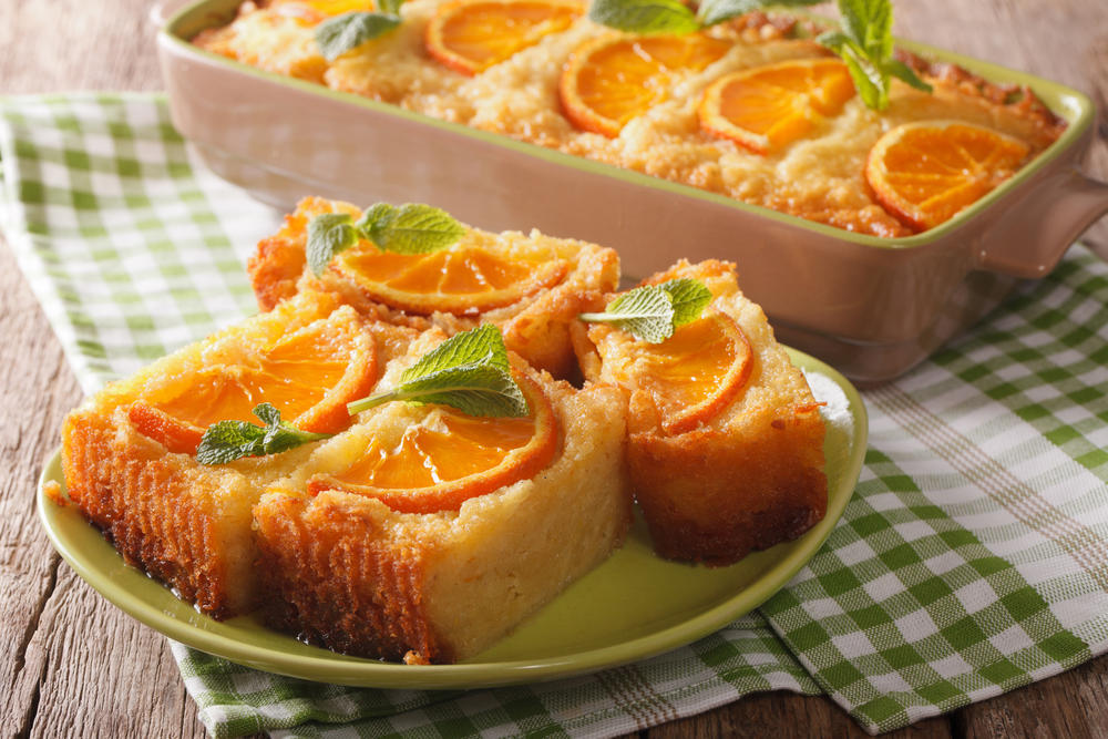 Portokalopita, grčki kolač, grčka pita s pomorandžama, pita s pomorandžama, kolač od pomorandže