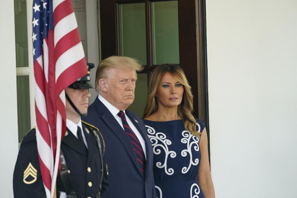 Melanija Tramp, Donald Tramp