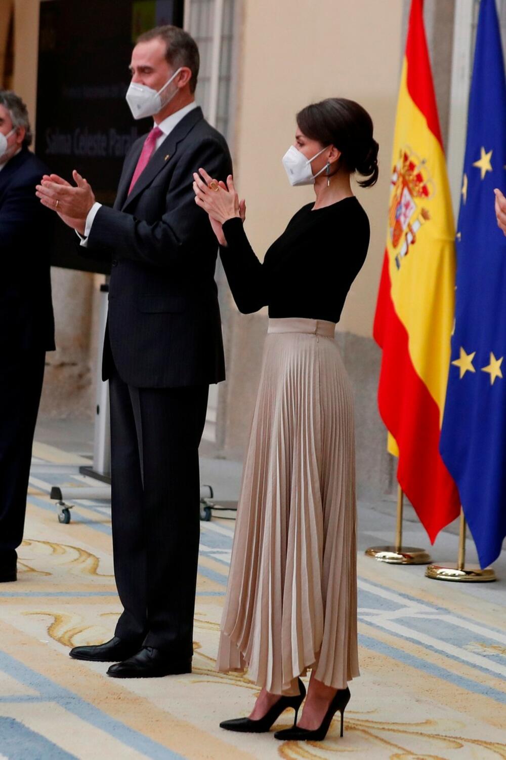 <p>U Madridu je držana je dodela Nacionalnih sportskih nagrada, a priznanja najboljim sporistima Španije lično su uručili <strong>kraljica Leticija i kralj Felipe VI. </strong></p>