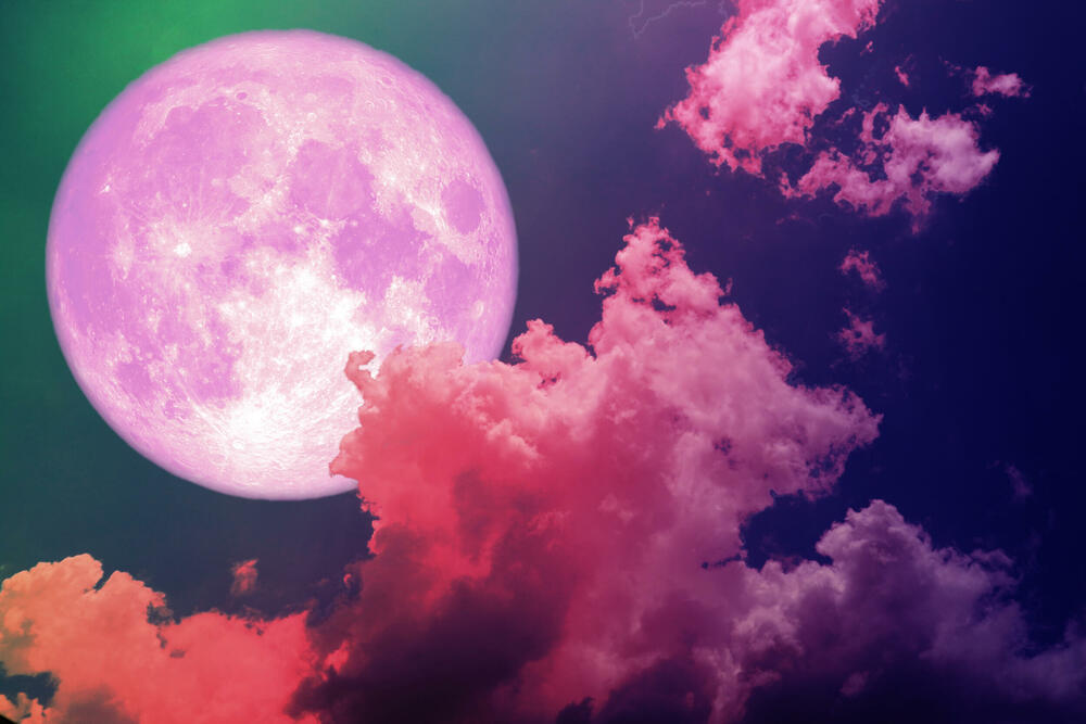 supermesec, ružičasti mesec, pun mesec, ružičasti pun mesec