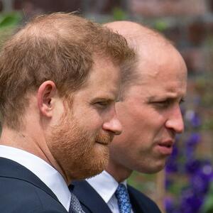 KONAČNO SU BILI — NASMEJANI: Braća prinčevi Vilijam i Hari lepo raspoloženi u Kensingtonskoj palati
