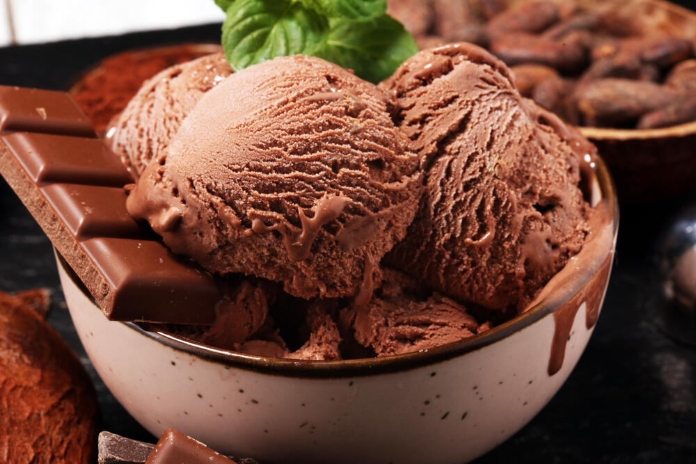 čokoladni sladoled, Domaći sladoled, Sladoled