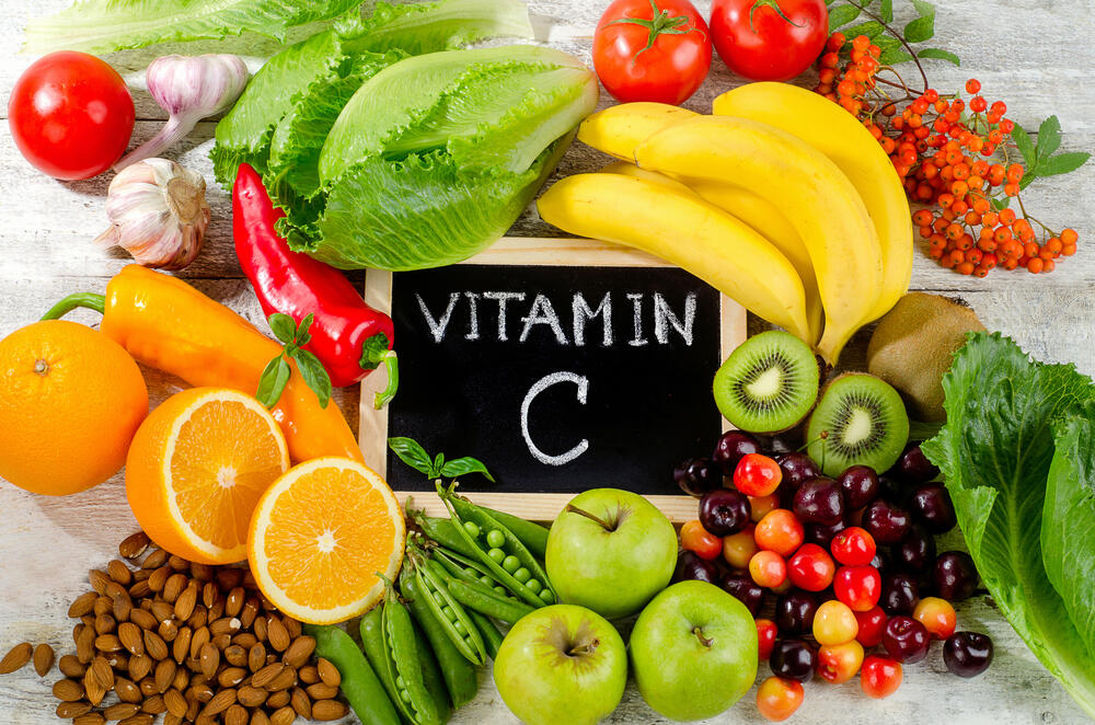 Vitamin C, Zdrava hrana, Voće i povrće