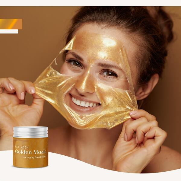 COLLAGEN GOLDEN MASK: Maska za lice sa kolagenom je neophodan tretman za usporavanje starenja kože!
