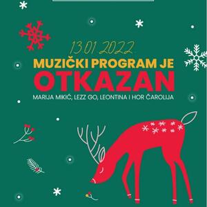 Muzički program na Starogradskoj zimi otkazuje se zbog nepovoljne epidemiološke situacije