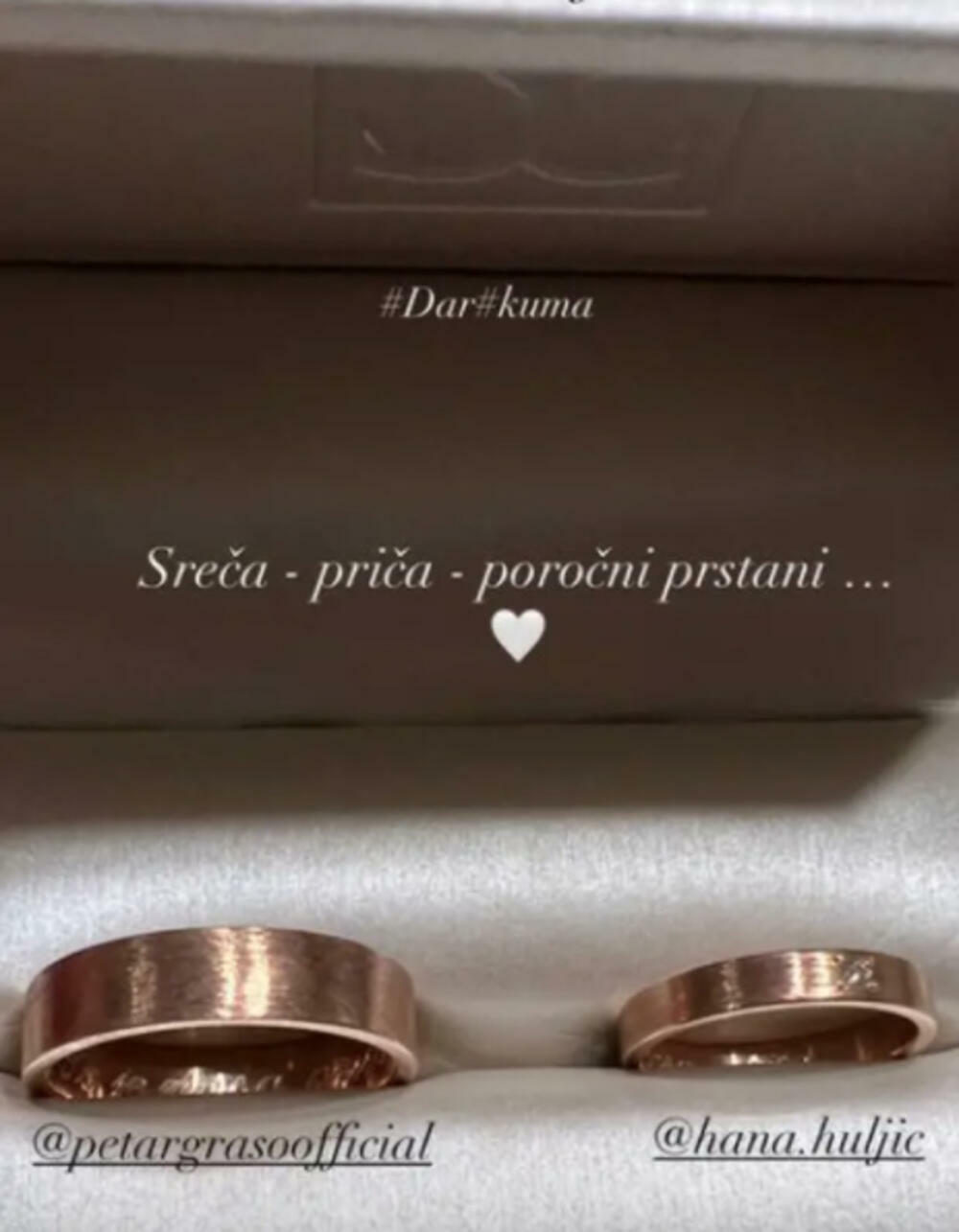 <p>Danima nakon "venčanja godine" cure novi detalji o Hani Huljić i Petru Grašu, a sada je poznato i gde će par živeti, kao i da su već smislili ime za dete koje očekuju</p>
