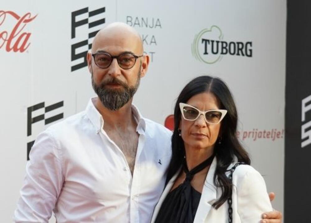 Dejan Lutkić sa suprugom Ljubinkom na Banja Luka Festu 2022. godine