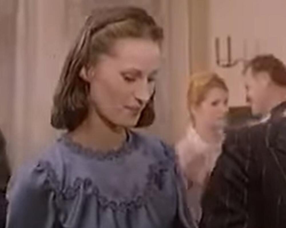 Danica Ristovski u mladosti, u filmu "Dvoboj za južnu prugu"