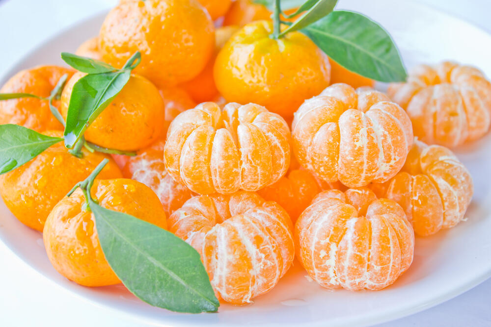 kolač od mandarine, Mandarine