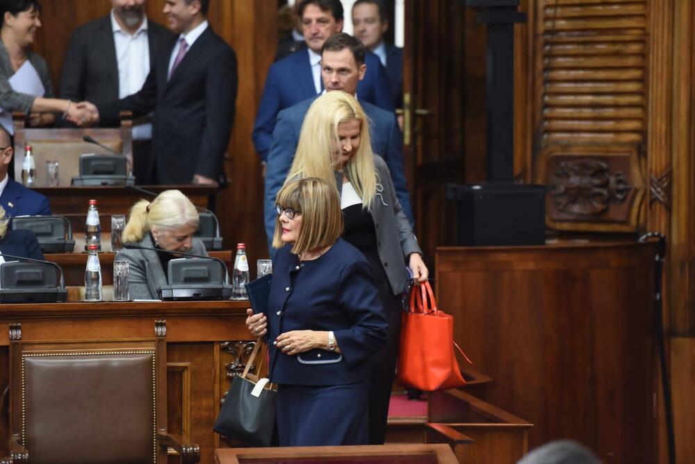 <p>Nova Vlada je sastavljena, a na današnjoj sednici Skupštine Srbije, ministarke su privukle pažnju.</p>