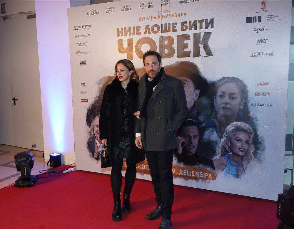 Glumac Gordan Kičić sa suprugom Zoranom