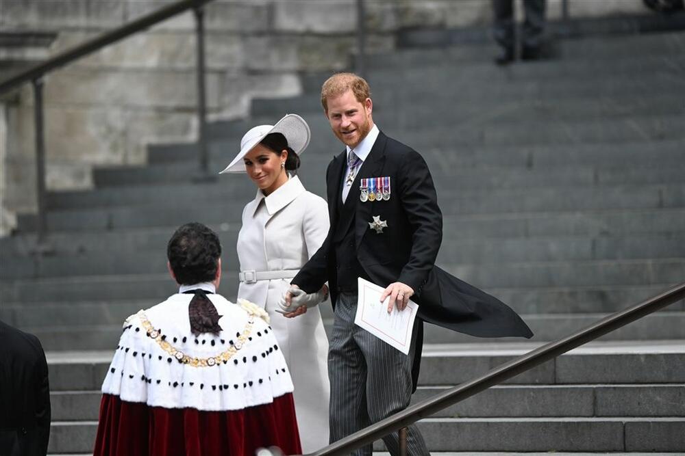 Princ Hari i Megan Markl napuštaju proslavu Platinastog jubileja u junu ove godine