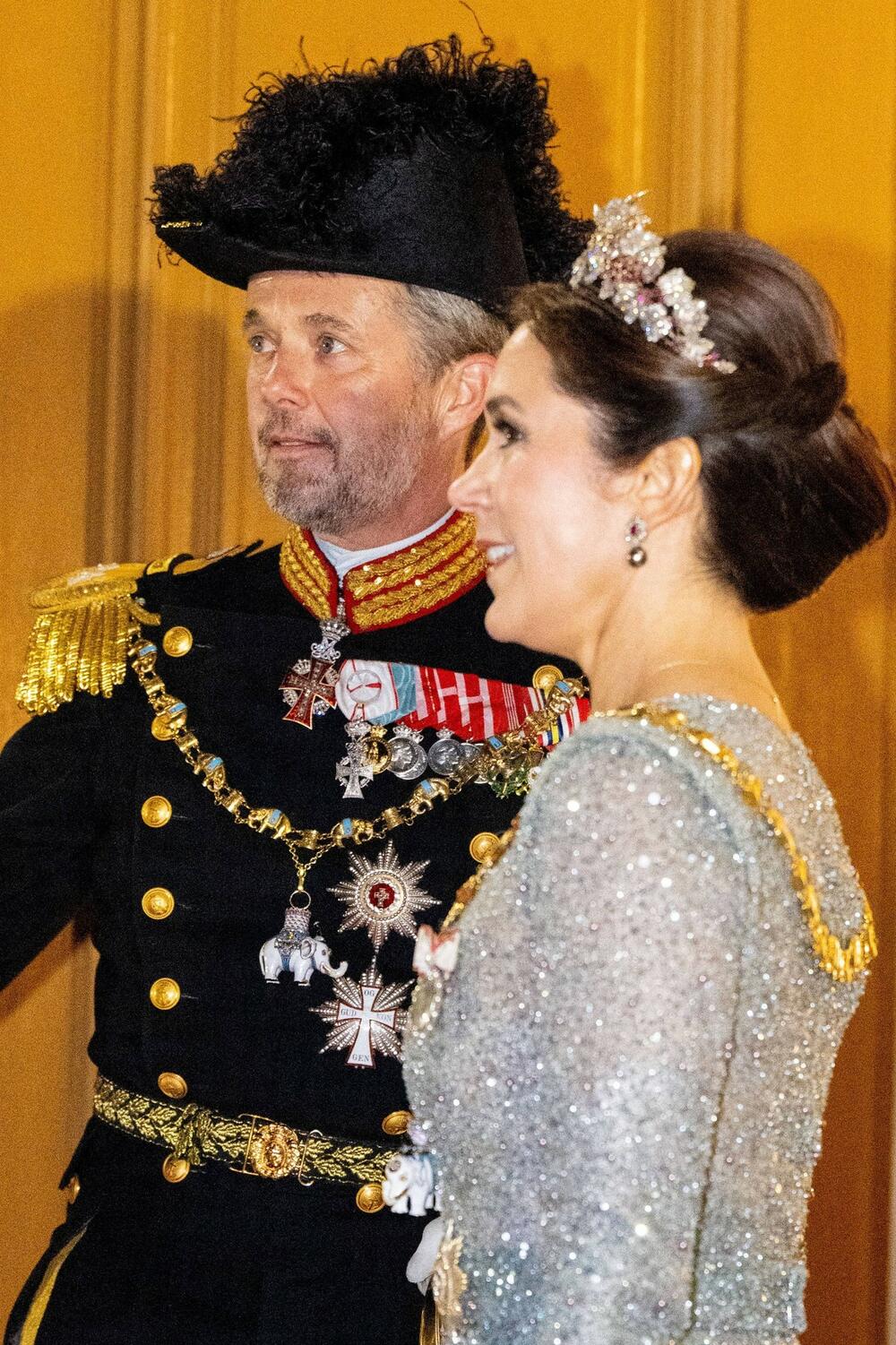 <p>Princeza Meri od Danske je juče zablistala na novogodišnjoj večeri u Kopenhagenu. </p>