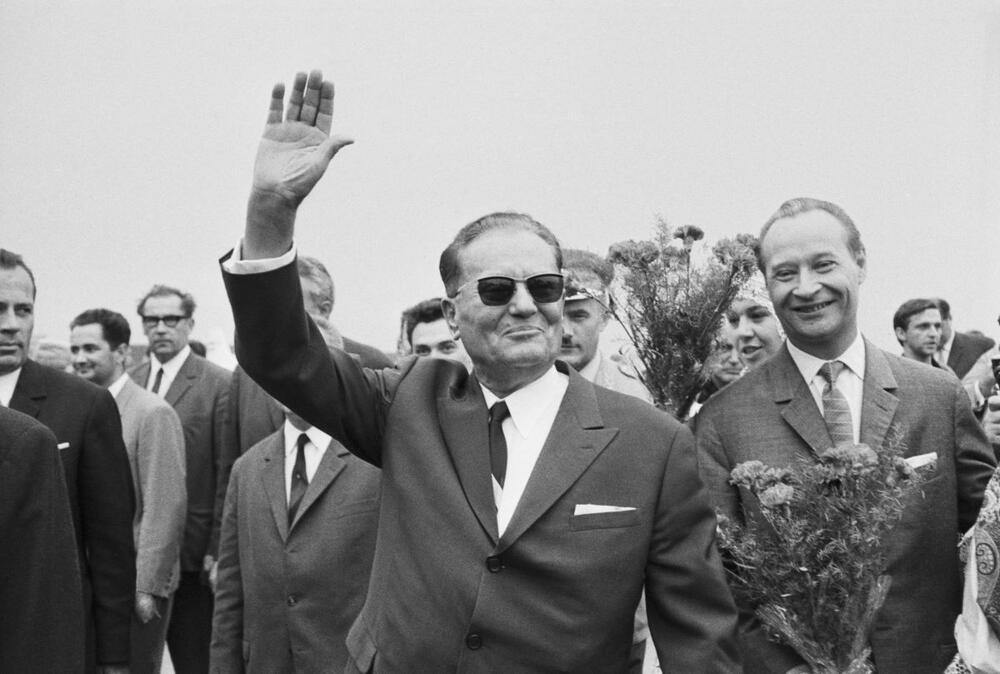 Josip Broz Tito i Aleksandar Dubček
