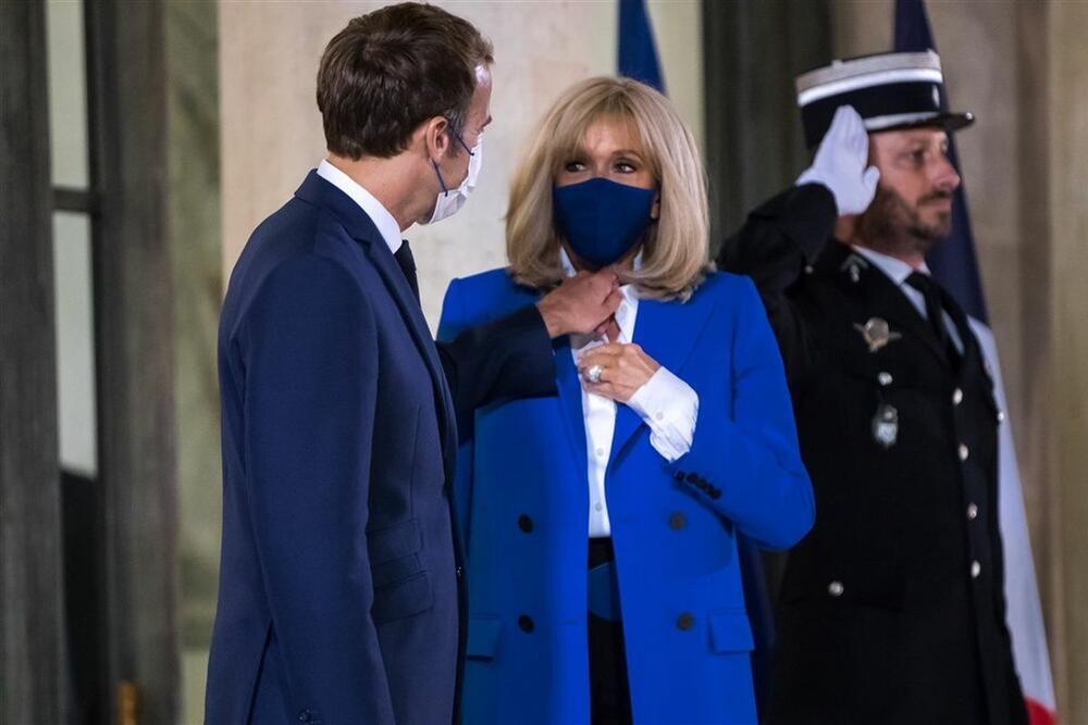 Prva dama Francuske Brižit Makron, supruga francuskog predsednika Emanuela Makrona