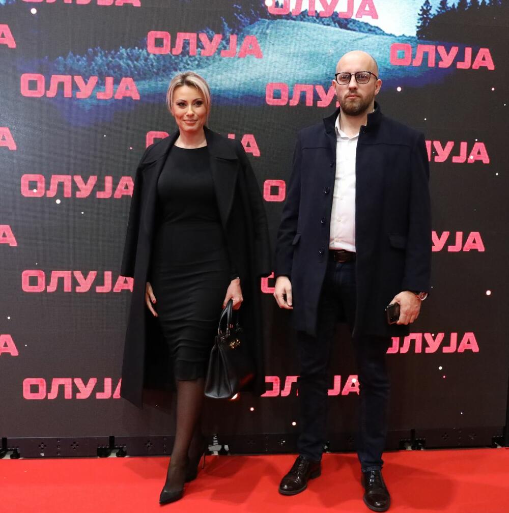 Dajana Paunović i Marko Matić na premijeri filma 'Oluja'
