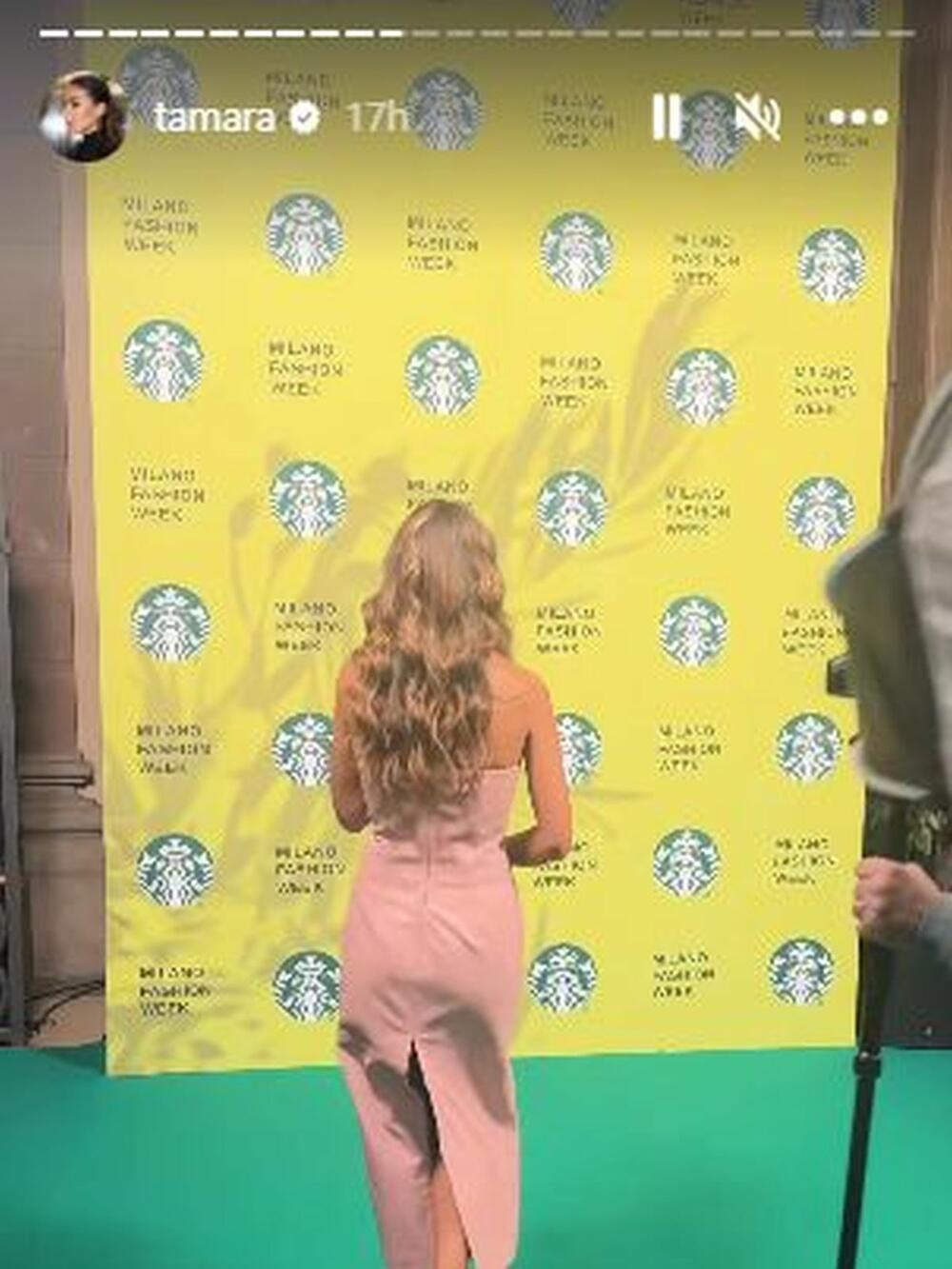 Starbucks gala večera tokom Nedelje mode u MIlanu, kojoj je prisustvovala Tamara Kalinić