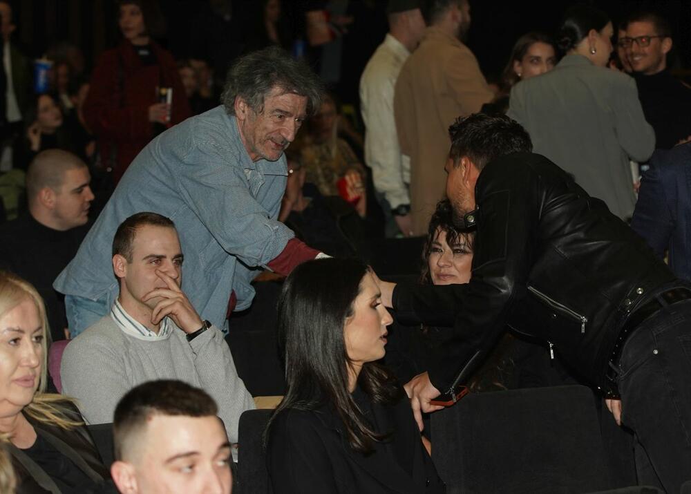 Predrag Miki Manojlović i Tamara Vučković na premijeri filma Indigo kristal