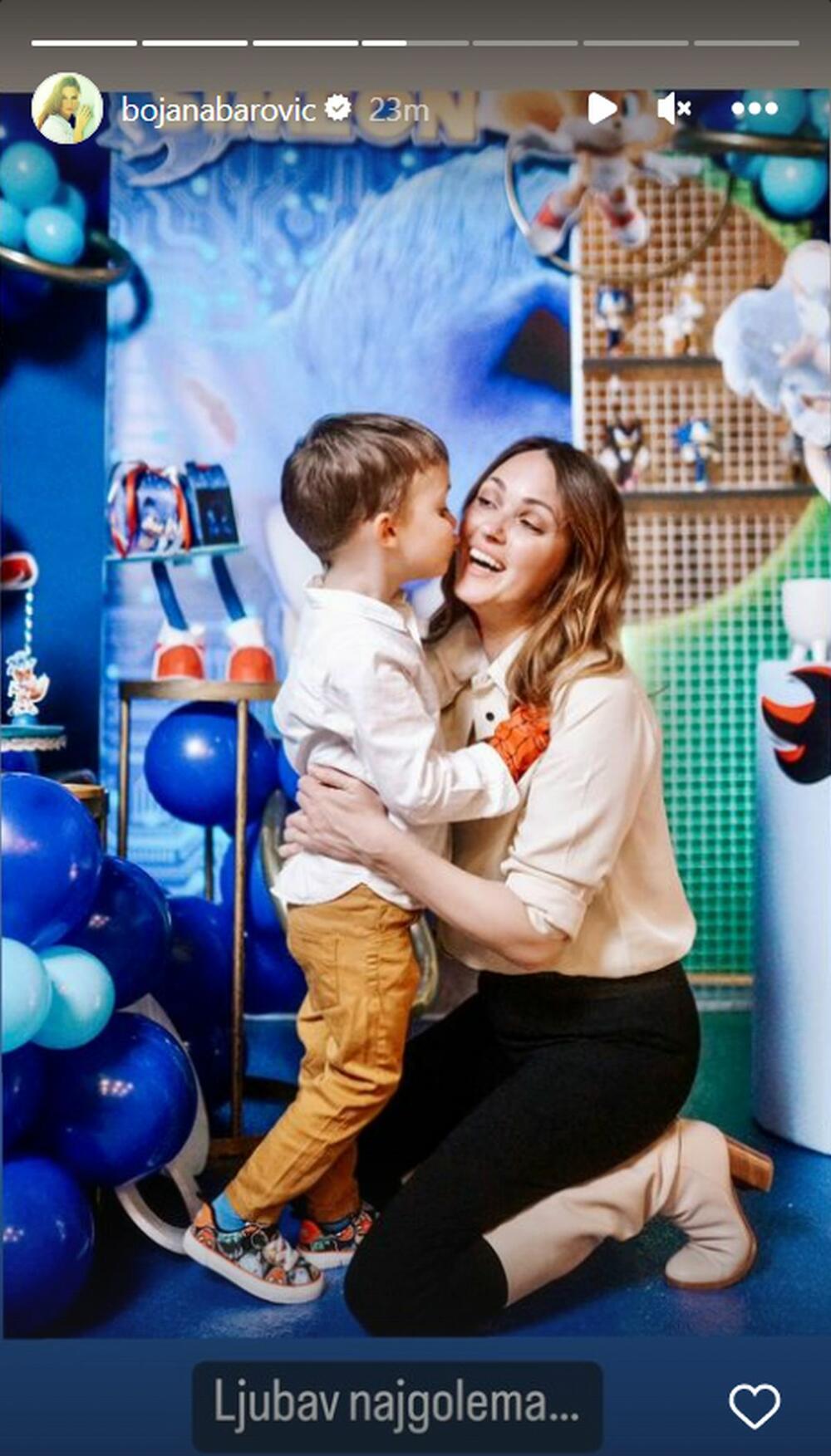 Bojana Barović proslavila rođendan sina Simeona 