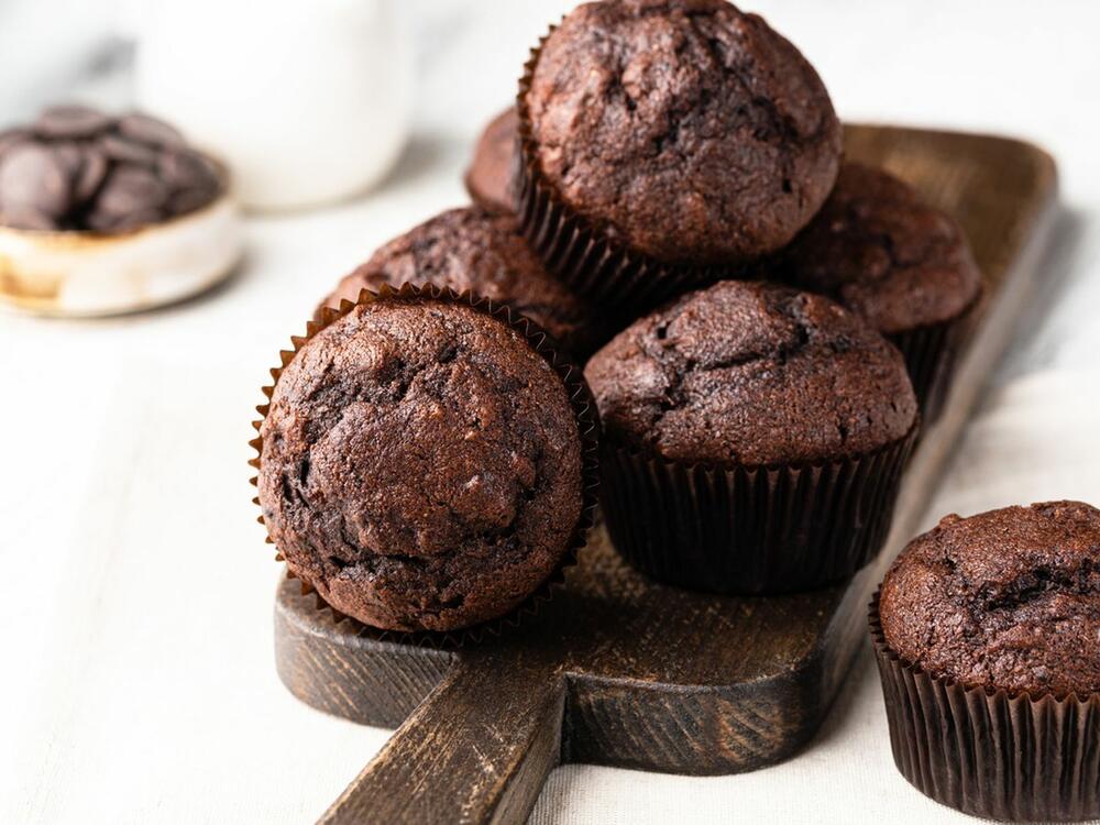 ne štedite na kakao prahu da biste dobili najukusnije mafine