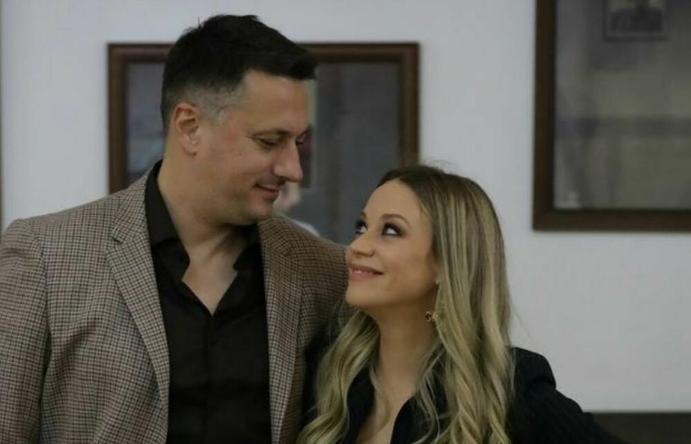 Andrija Milošević i ALeksandra Tomić venčali su se pred rođenje sina Relje