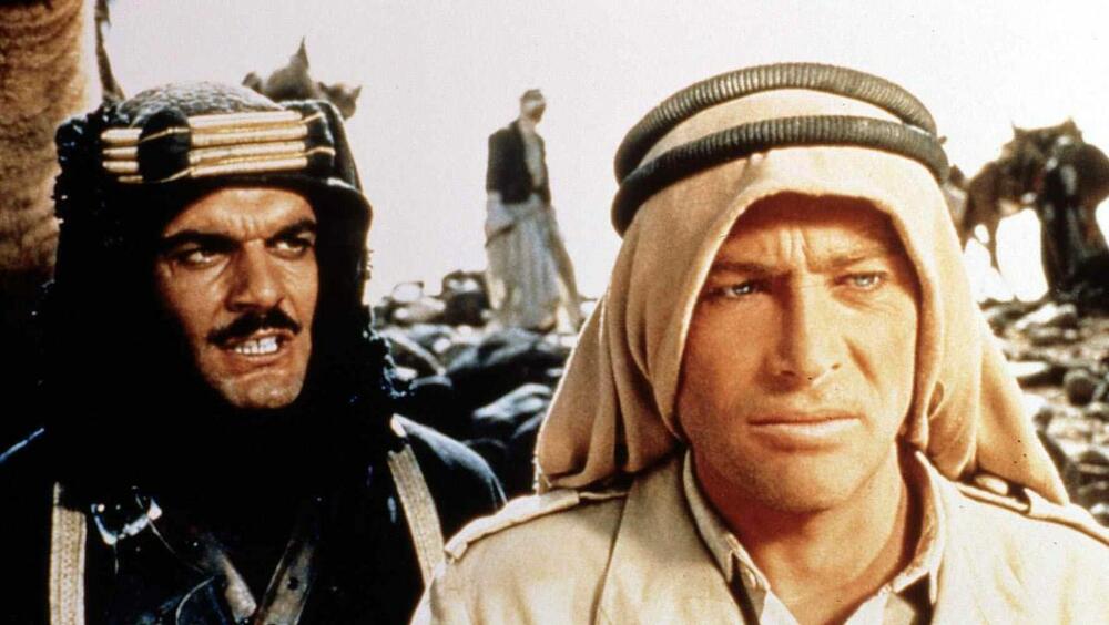 Omar Šarif i Piter O'Tul u fimu 'Lorens od Arabije'