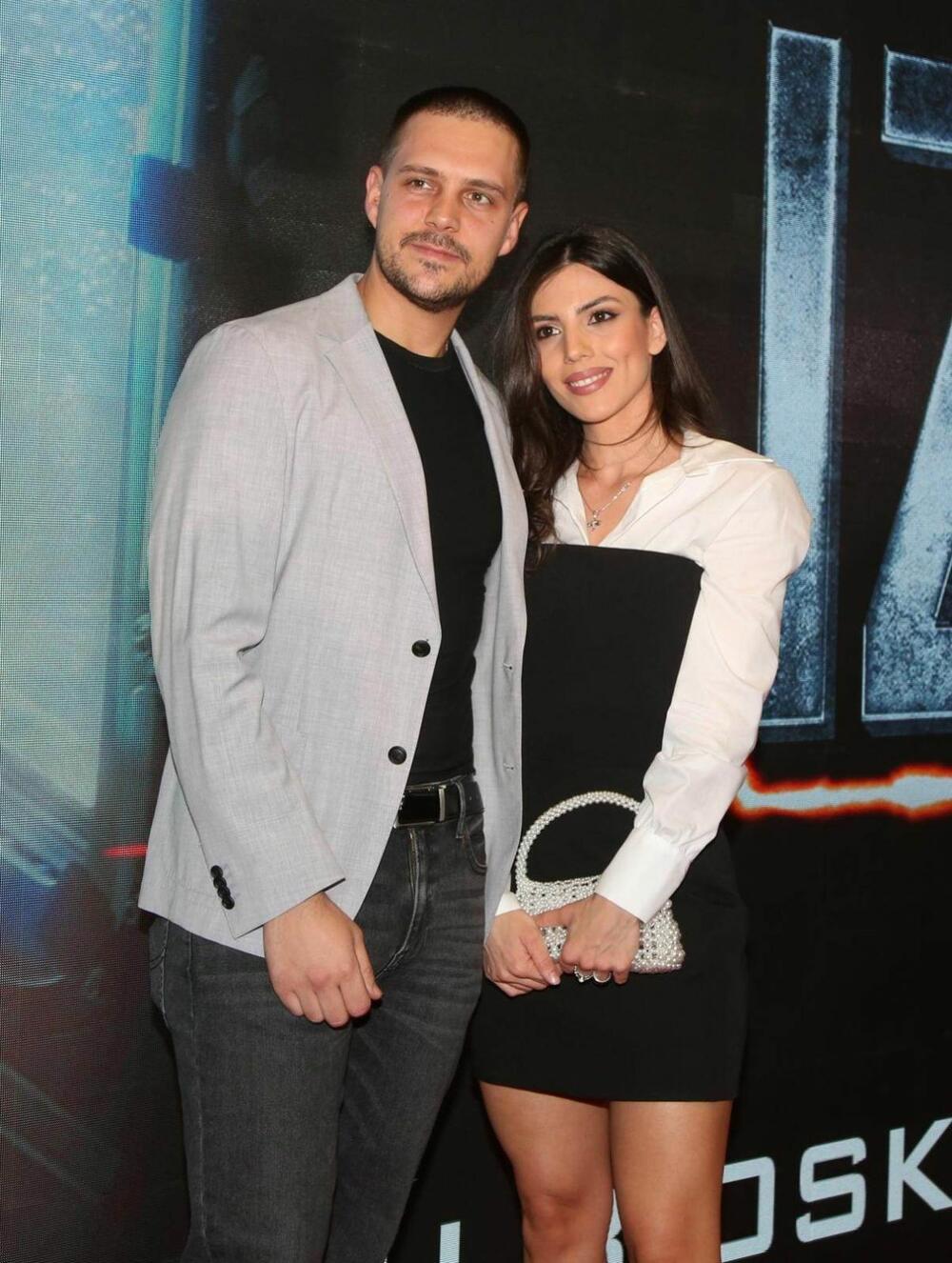 Miloš Biković i Ivana Malić na premieri filma "Izazov"