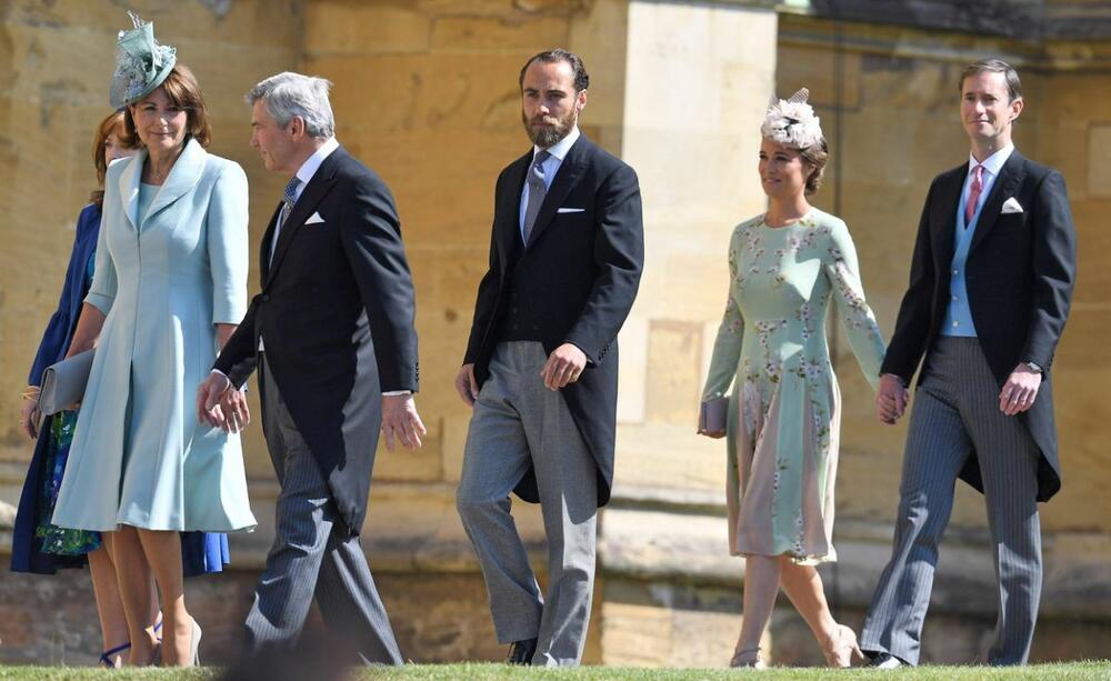 Porodica Midlton na venčanju princa Harija i Megan Markl 2018. godine