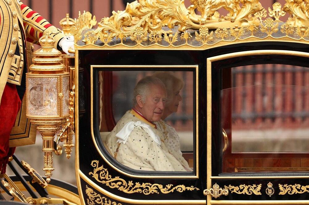Kralj Čarls III na krunisanju 6. maja 2023.