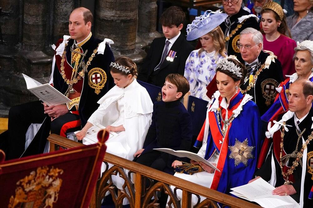 Britanska kraljevska porodica na krunisanju Čarlsa III