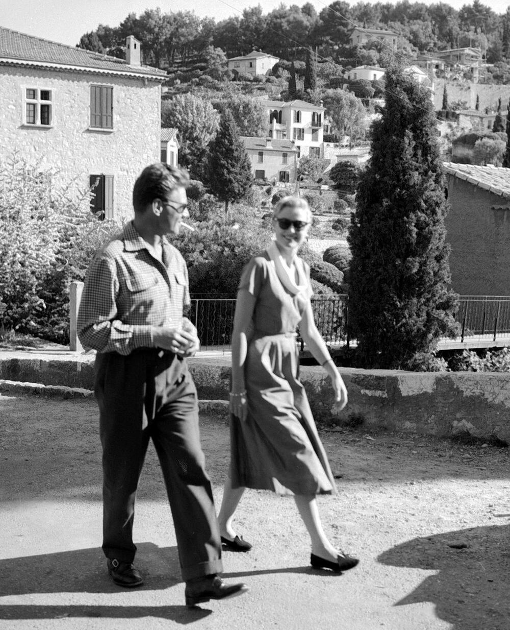 Žan-Pjer Omon i Grejs Keli u Kanu 1955. godine