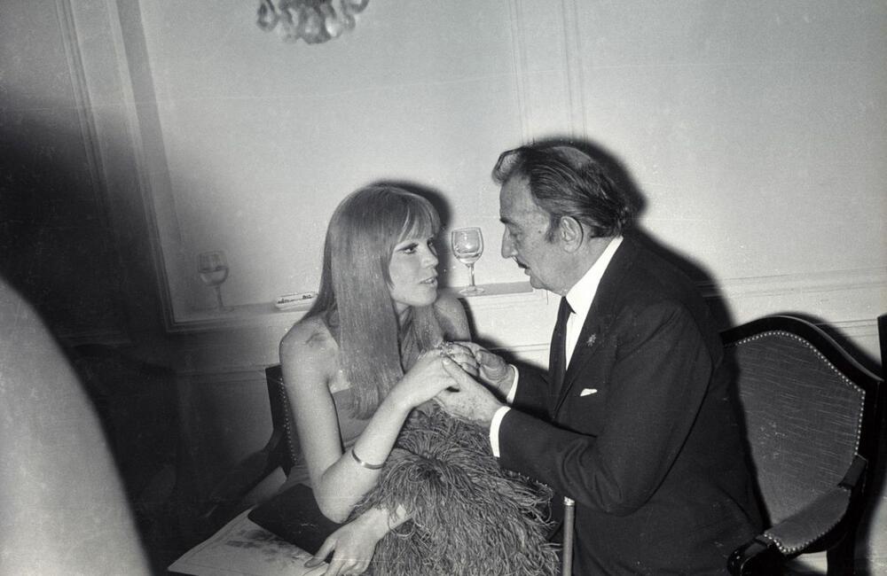 Amanda Lir i Salvador Dali 1963. godine
