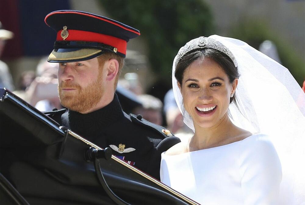 Princ Hari i Megan Markl na svom venčanju 2018. godine
